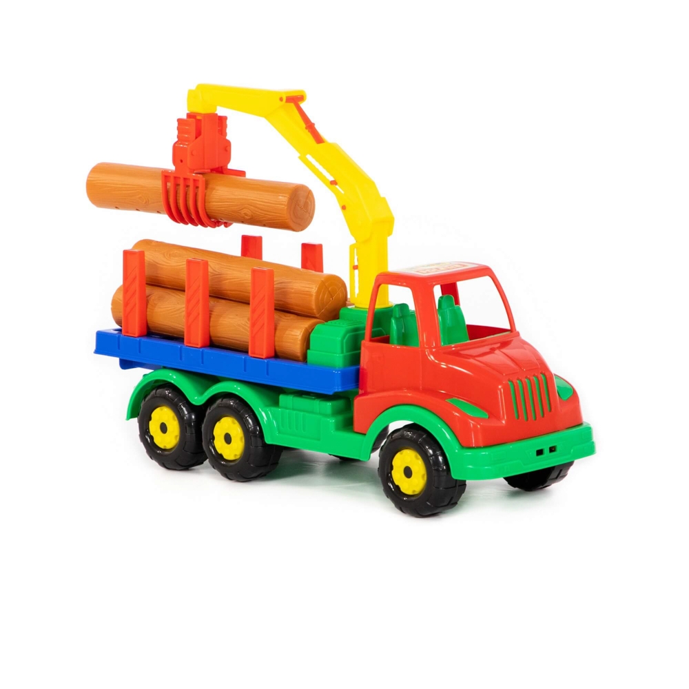 Camion cu lemne, 44x17x26,5 cm, Polesie - imagine 6