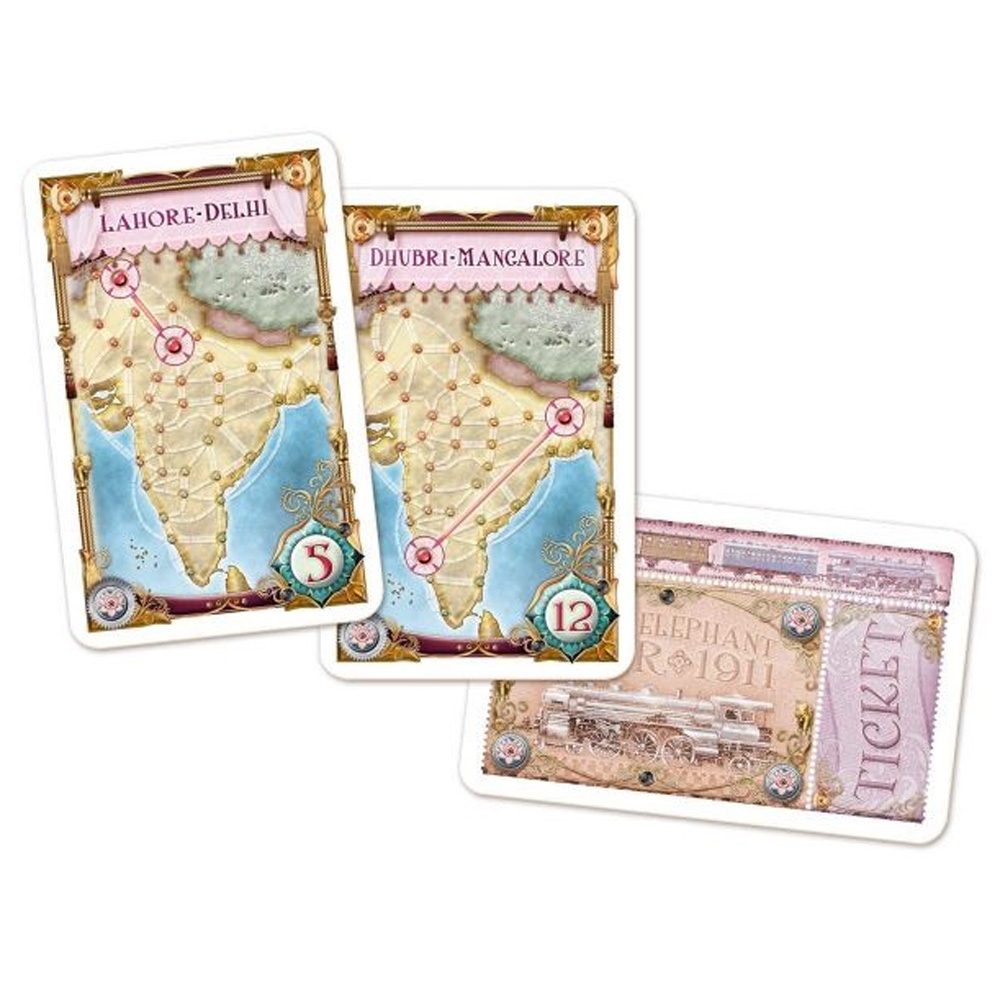 Joc de societate - Ticket to ride Map collection India & Swiss, limba engleza Asmodee - Blackfire - imagine 5