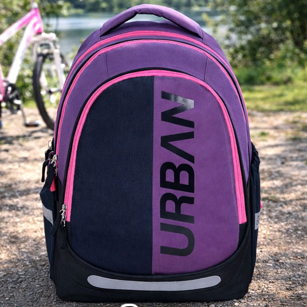 Ghiozdan anatomic light, URBAN, 41X28X17 cm, PINK - S-COOL - imagine 11