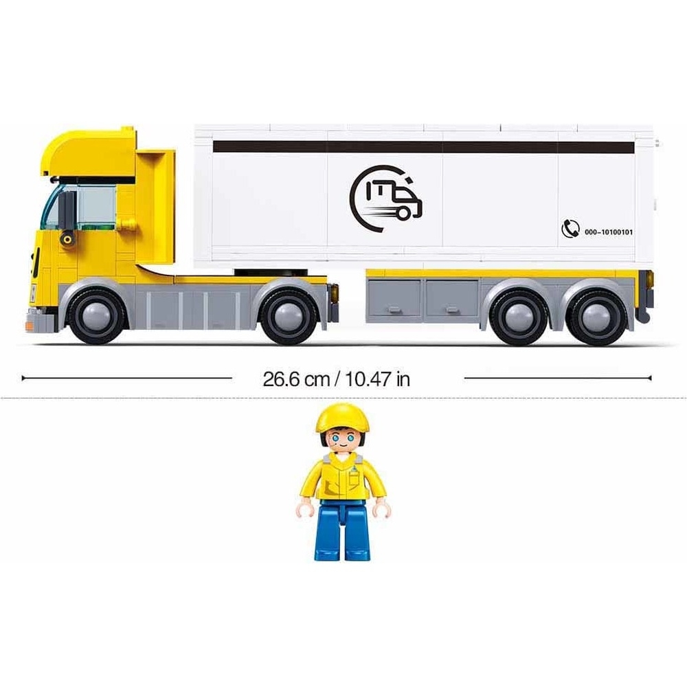 Set de constructie Metropolis, 269 piese, Tir - Sluban - imagine 3