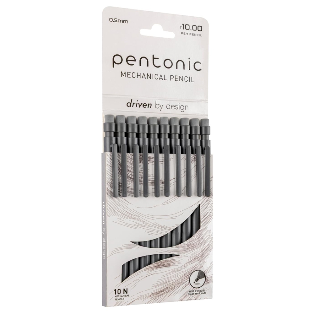 Creion mecanic Pentonic, 0.5 mm, Gri - LINC - imagine 4