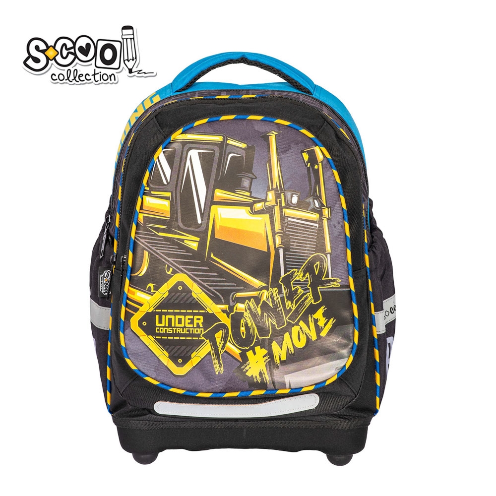 Ghiozdan anatomic, 38x39x19.5 cm, POWER - S-COOL