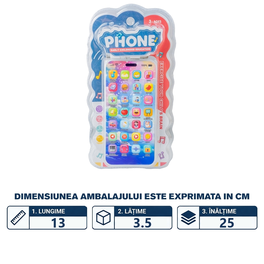 Smartphone educativ cu incarcare USB - imagine 2