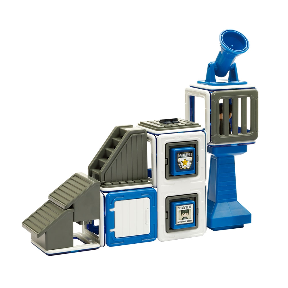 Magformers - Sectia de politie, 50 piese - imagine 8
