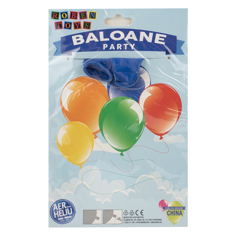 Baloane 10 g, Albastre, 2 buc/set - imagine 4