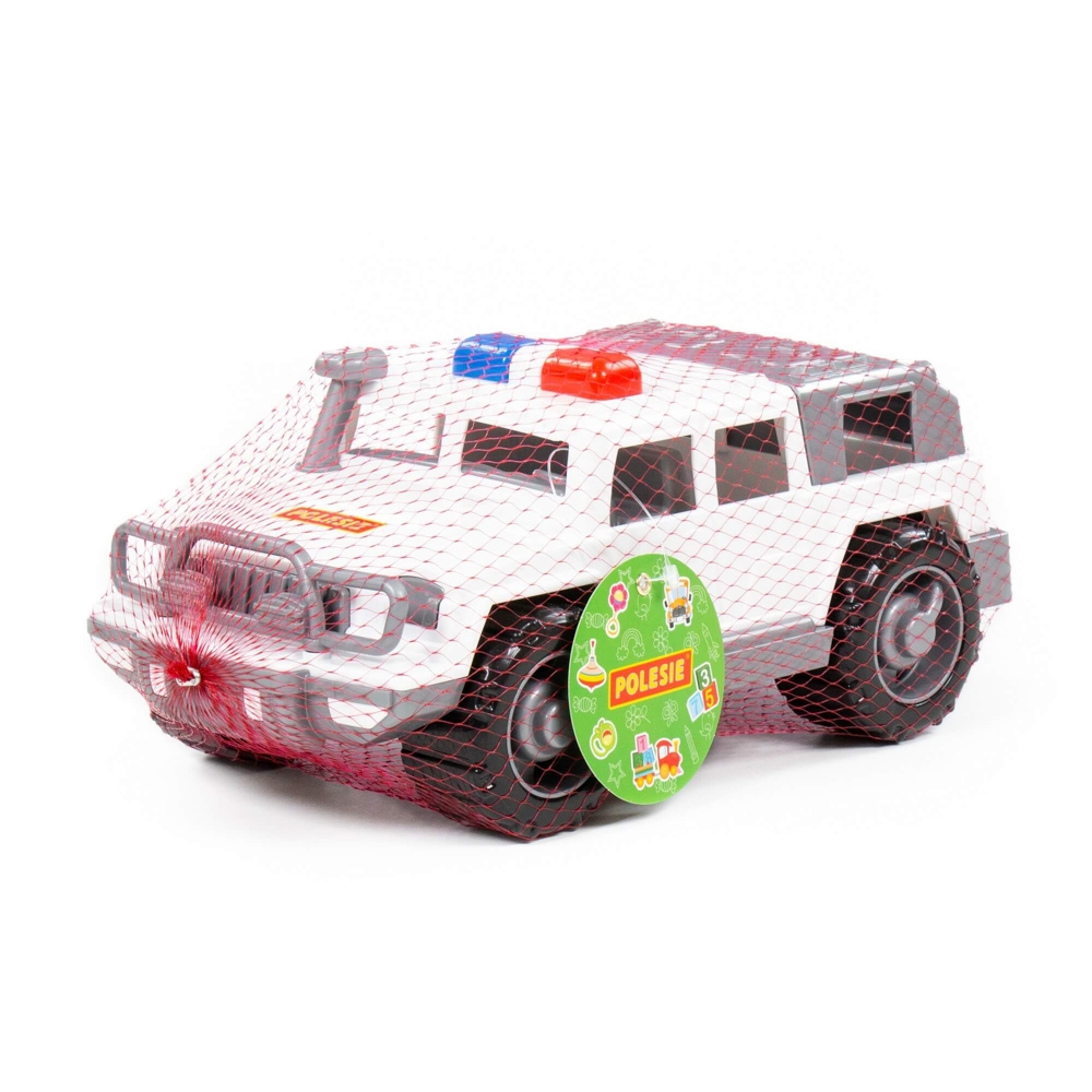 Jeep politie - Defender 31x15x13 cm, Polesie - imagine 5