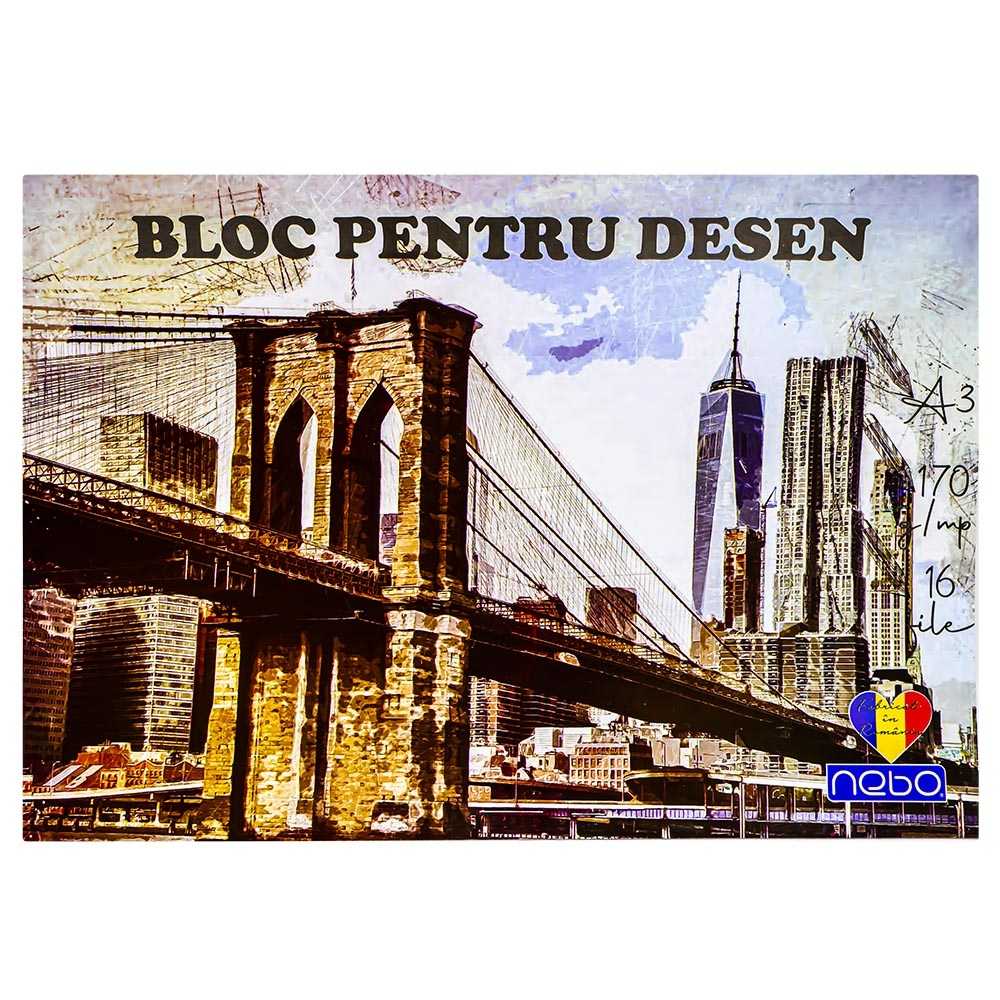 Bloc desen A3 16 file 170 g/mp - NEBO - imagine 3