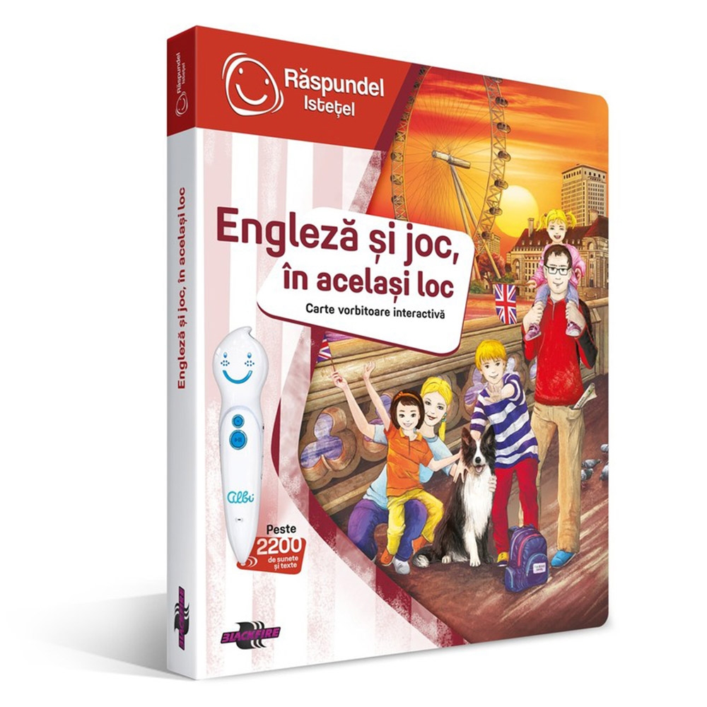 Raspundel Istetel, Carte - Engleza si joc, in acelasi loc, ALBI - BLACKFIRE - imagine 2