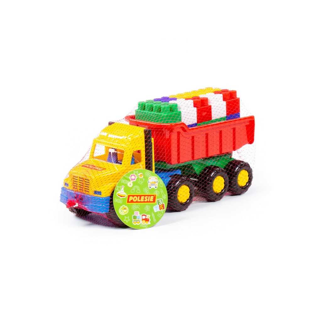 Camion + cuburi/17 piese - Favorite, 29x10x14 cm, Polesie - imagine 11