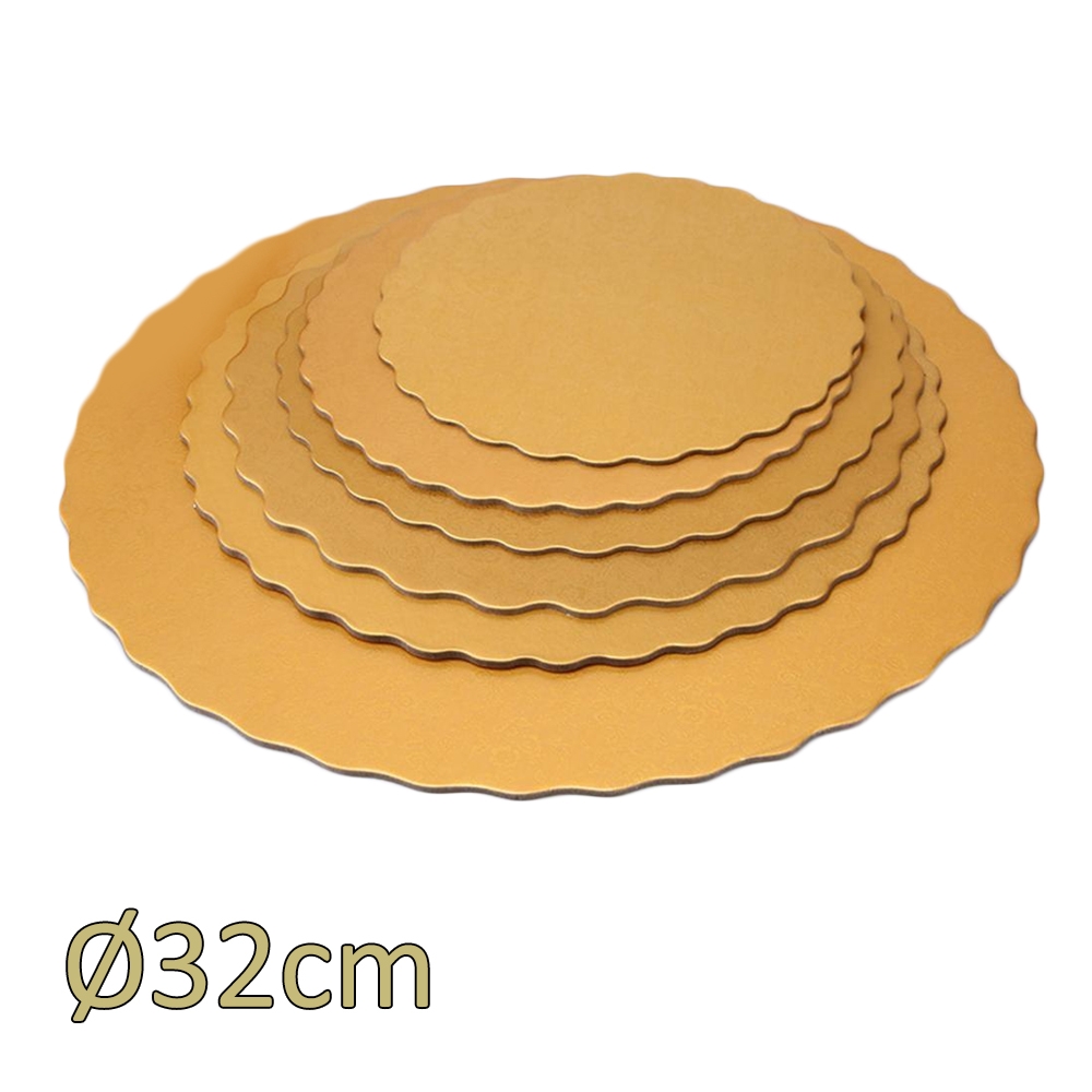 Disc auriu, din carton, Girasole, 32 cm