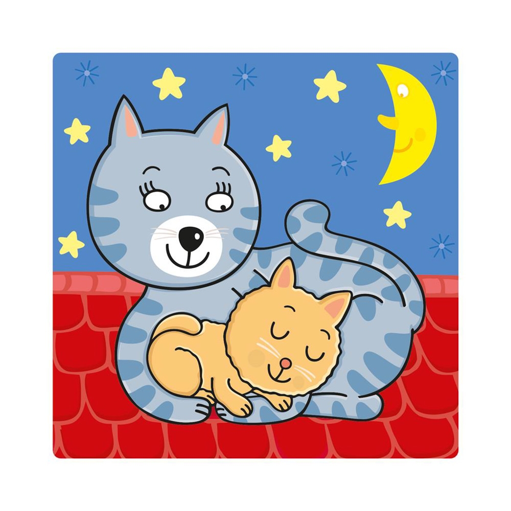 Puzzle 3 in 1, Animalele si puii lor - DINO TOYS - imagine 5