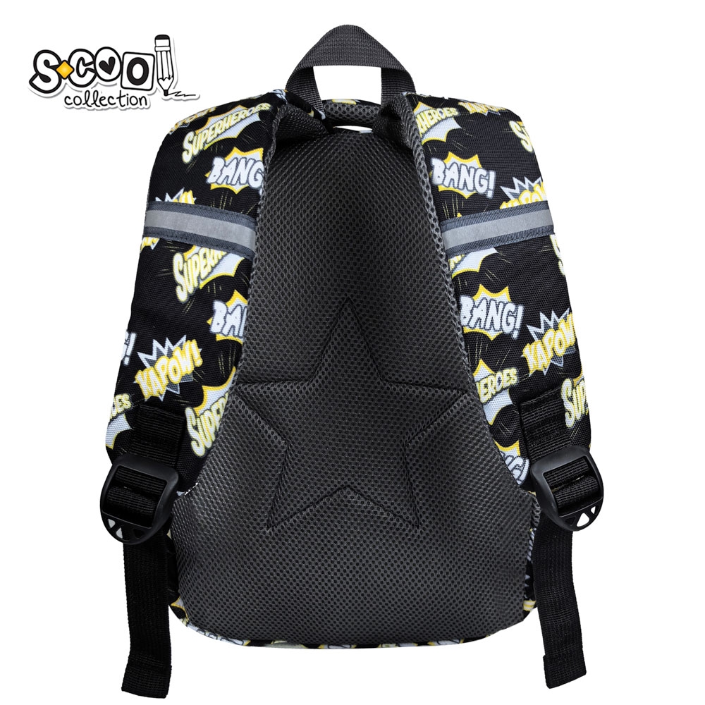 Ghiozdan gradinita, 34x23x14 cm, SUPERHEROES - S-COOL - imagine 4