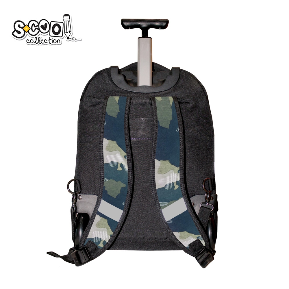 Ghiozdan trolley premium, compartiment laptop, 34x20x49 cm - S-COOL - imagine 6