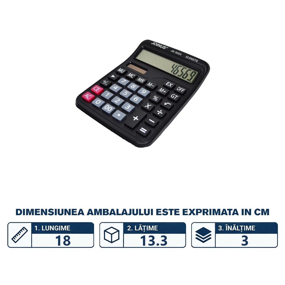 Calculator 12 digiti, JOINUS - imagine 2