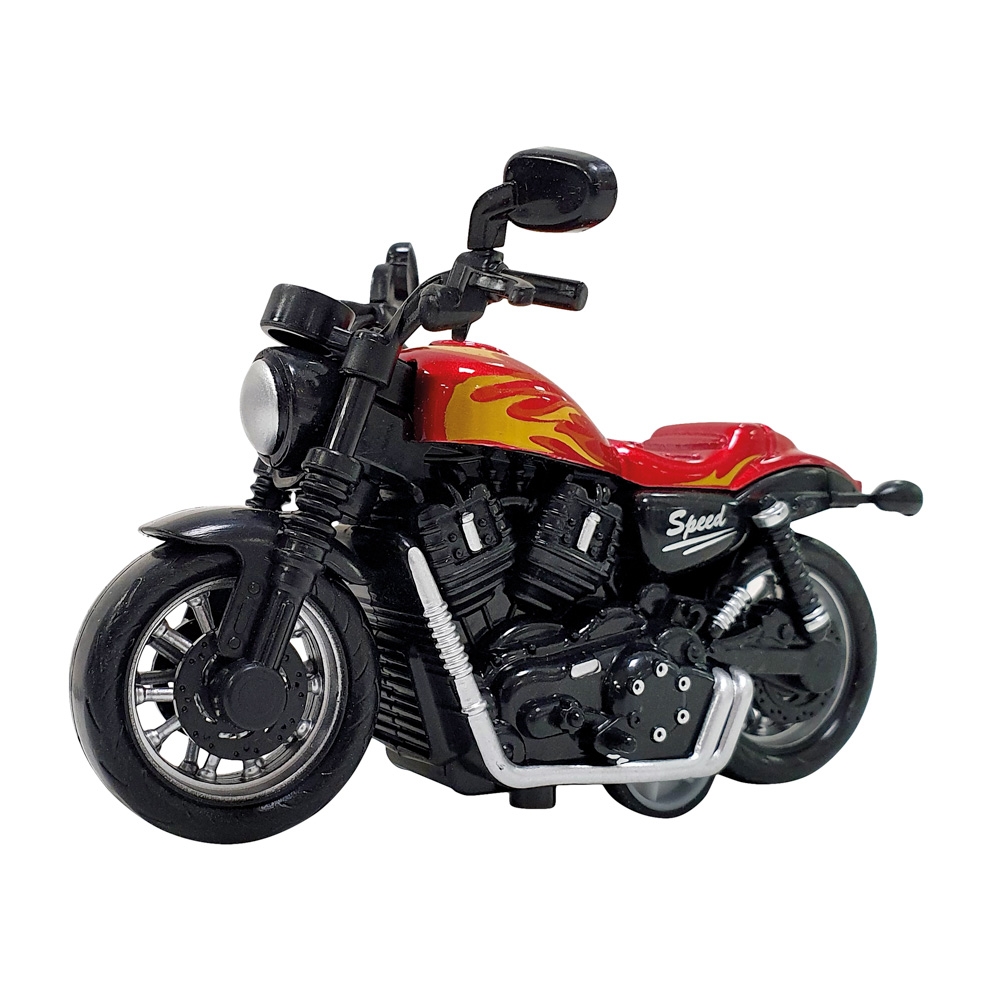Motocicleta Chopper, din metal - Toi-Toys - imagine 6