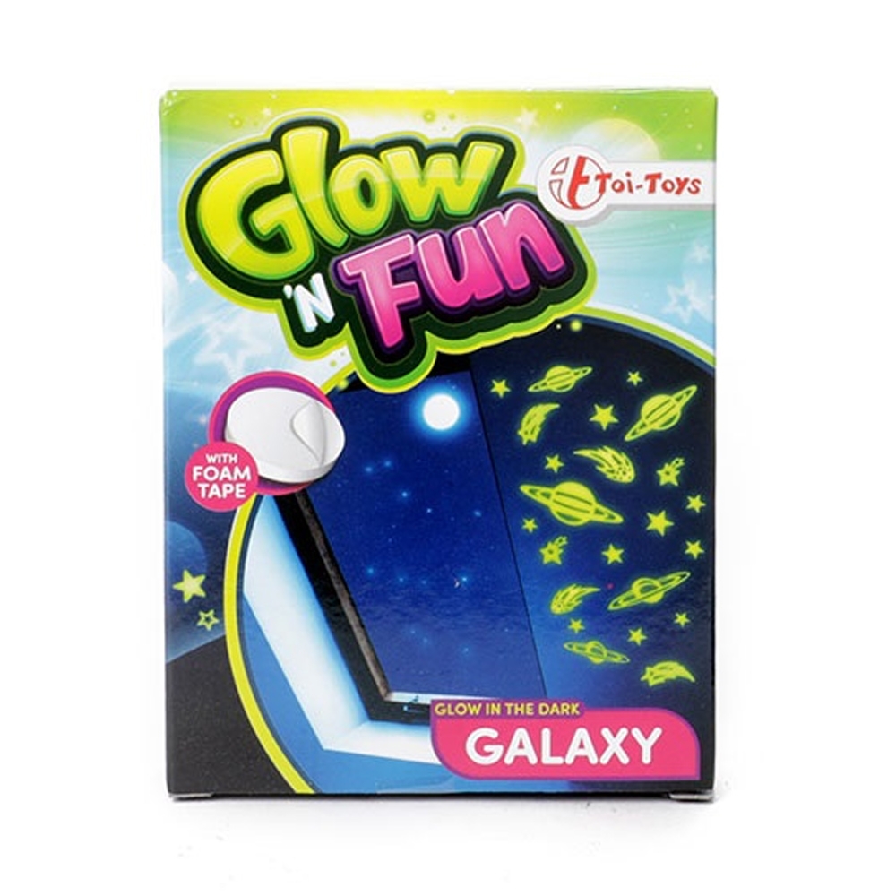 Stickere fosforescente Spatiu, Glow n Fun - Toi-Toys - imagine 3