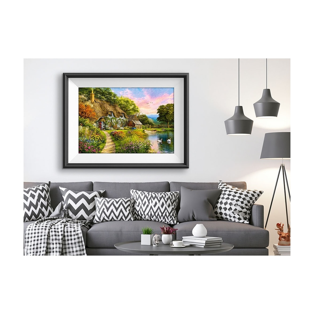 Puzzle 1500 piese, Casuta De La Tara - Castorland - imagine 3