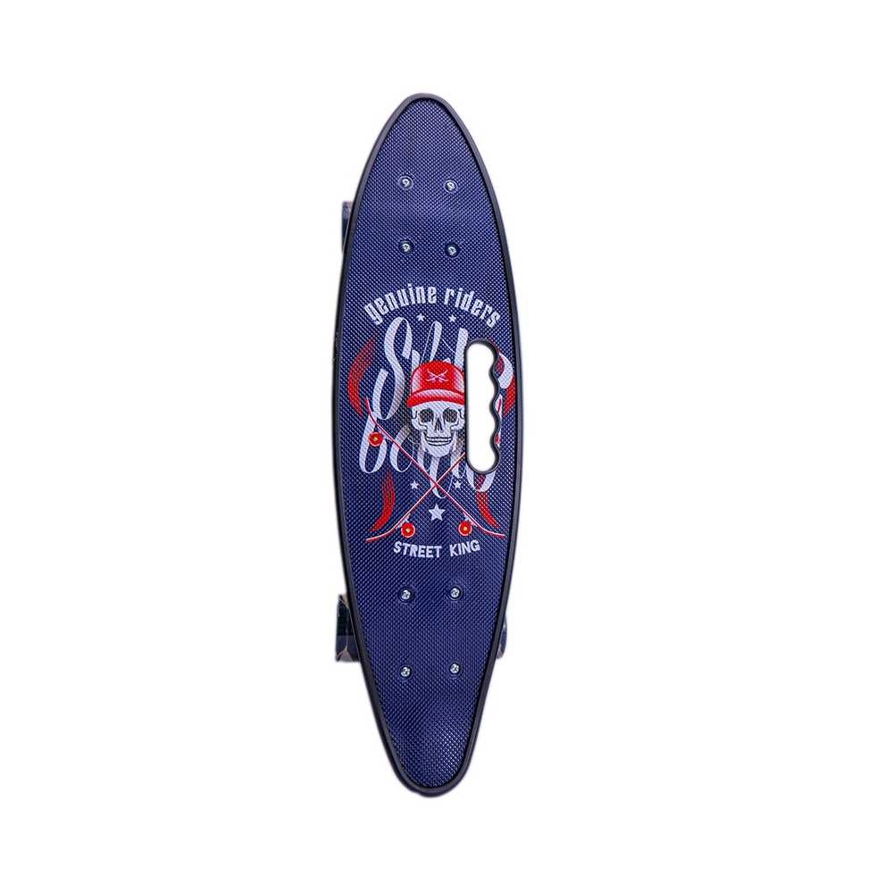 Placa skateboard cu roti silicon, led - imagine 2