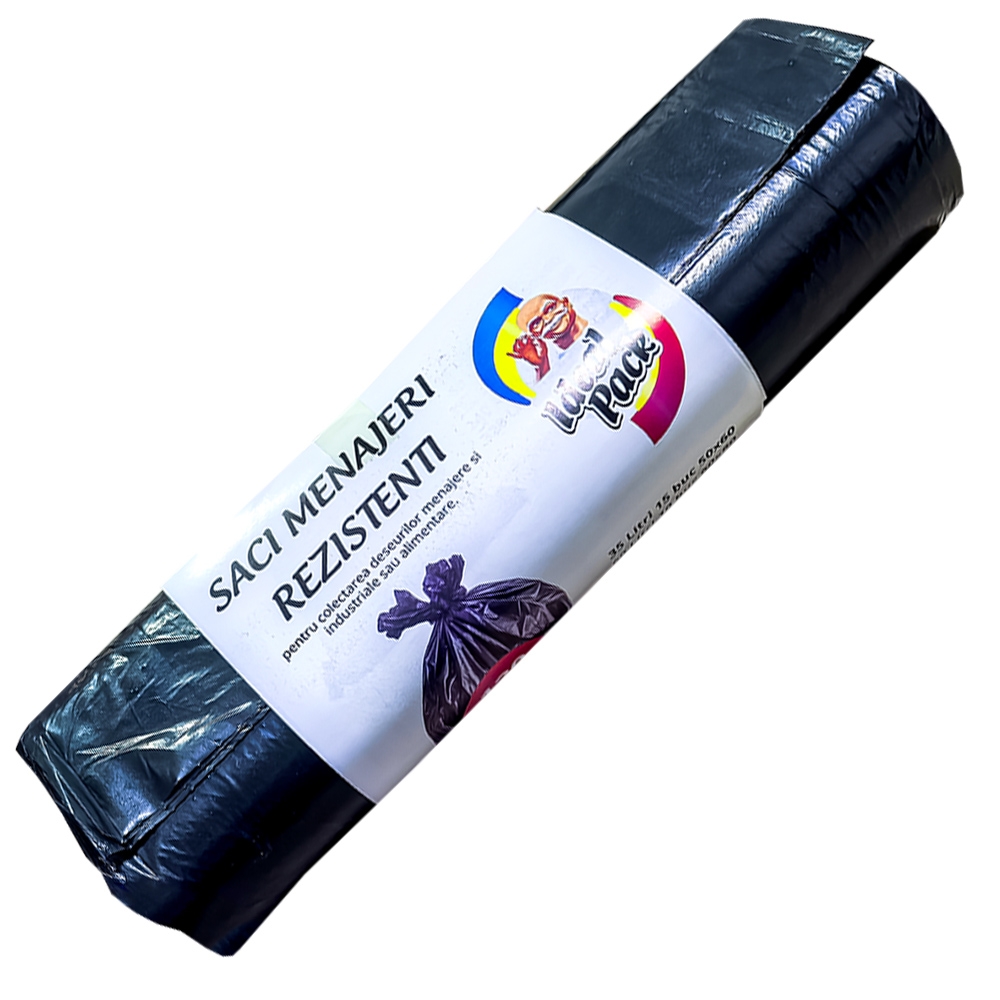 Saci menaj Silipak, 120l, 10 buc/rola - imagine 3