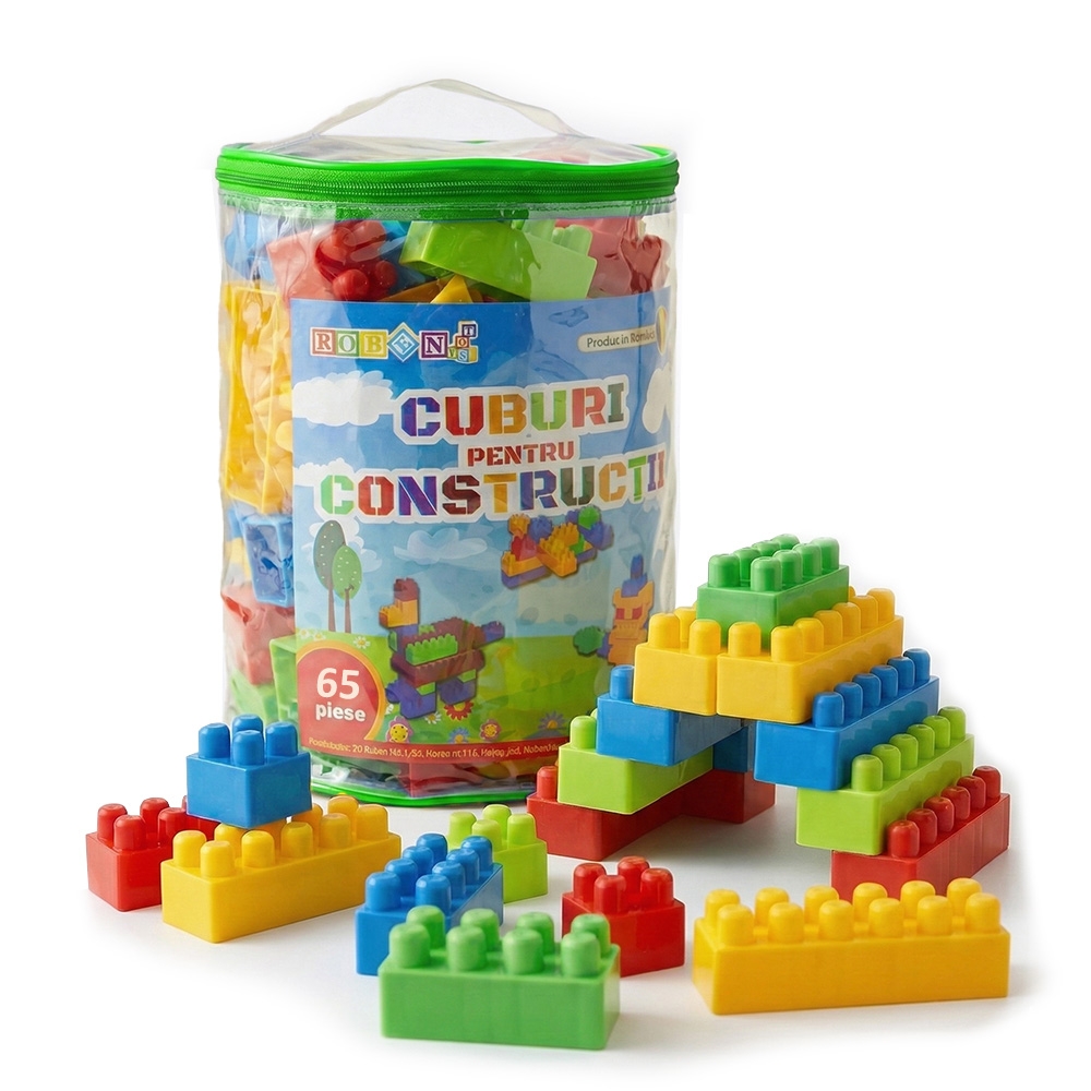 Cuburi 65 piese - ROBENTOYS - imagine 5