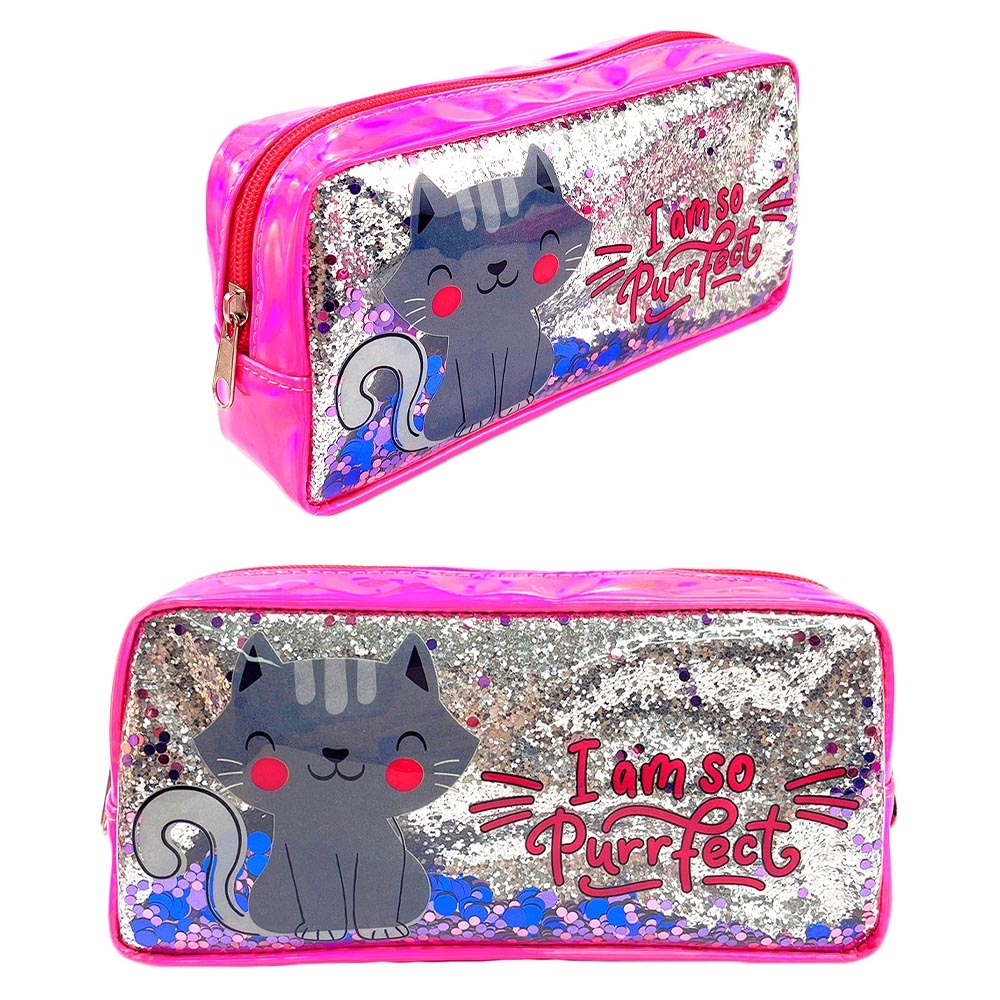 Penar borseta paiete, I AM SO PURRFECT, 22x11x5.5 cm - S-COOL