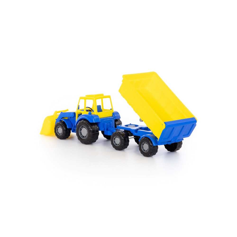 Tractor cu remorca si incarcator - Altay, 67x17x18 cm, Polesie - imagine 3