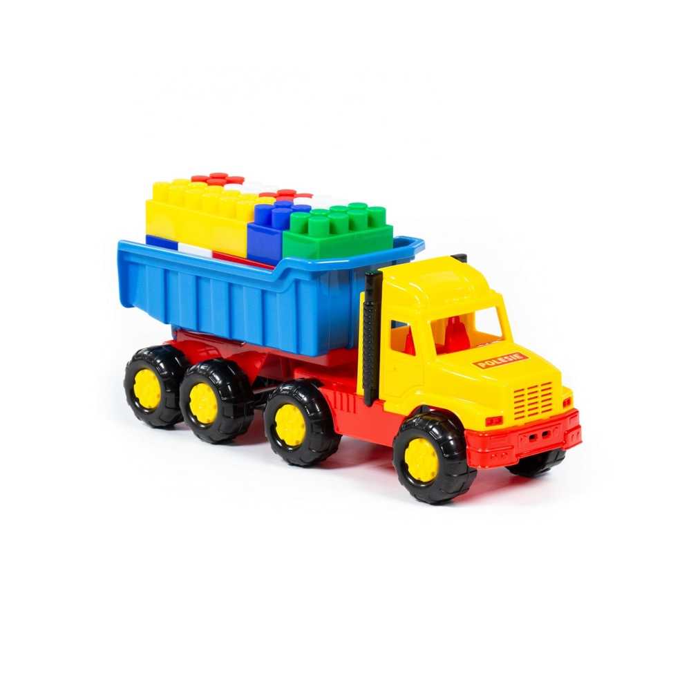 Camion + cuburi/17 piese - Favorite, 29x10x14 cm, Polesie - imagine 5