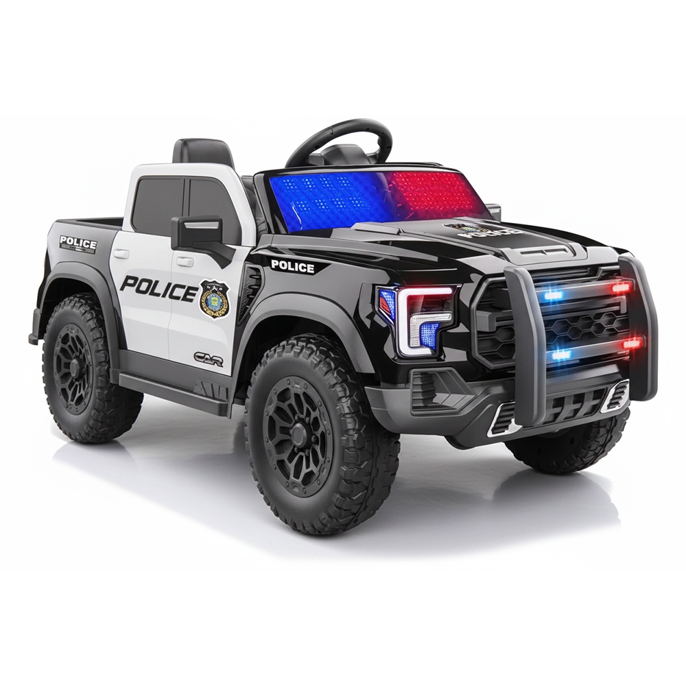 Jeep politie, cu acumulator