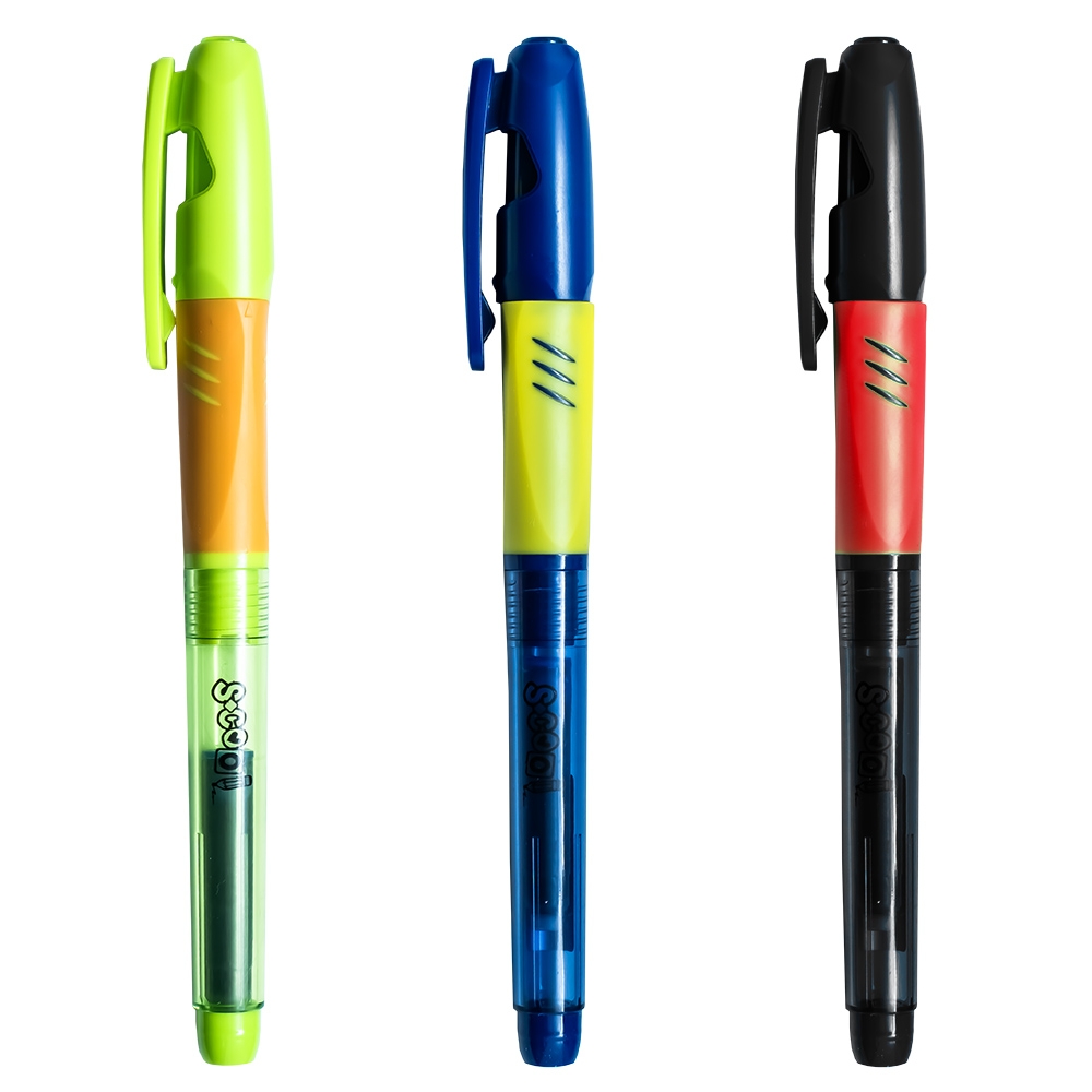 Stilou cu grip, 24 buc/blister - S-COOL - imagine 2