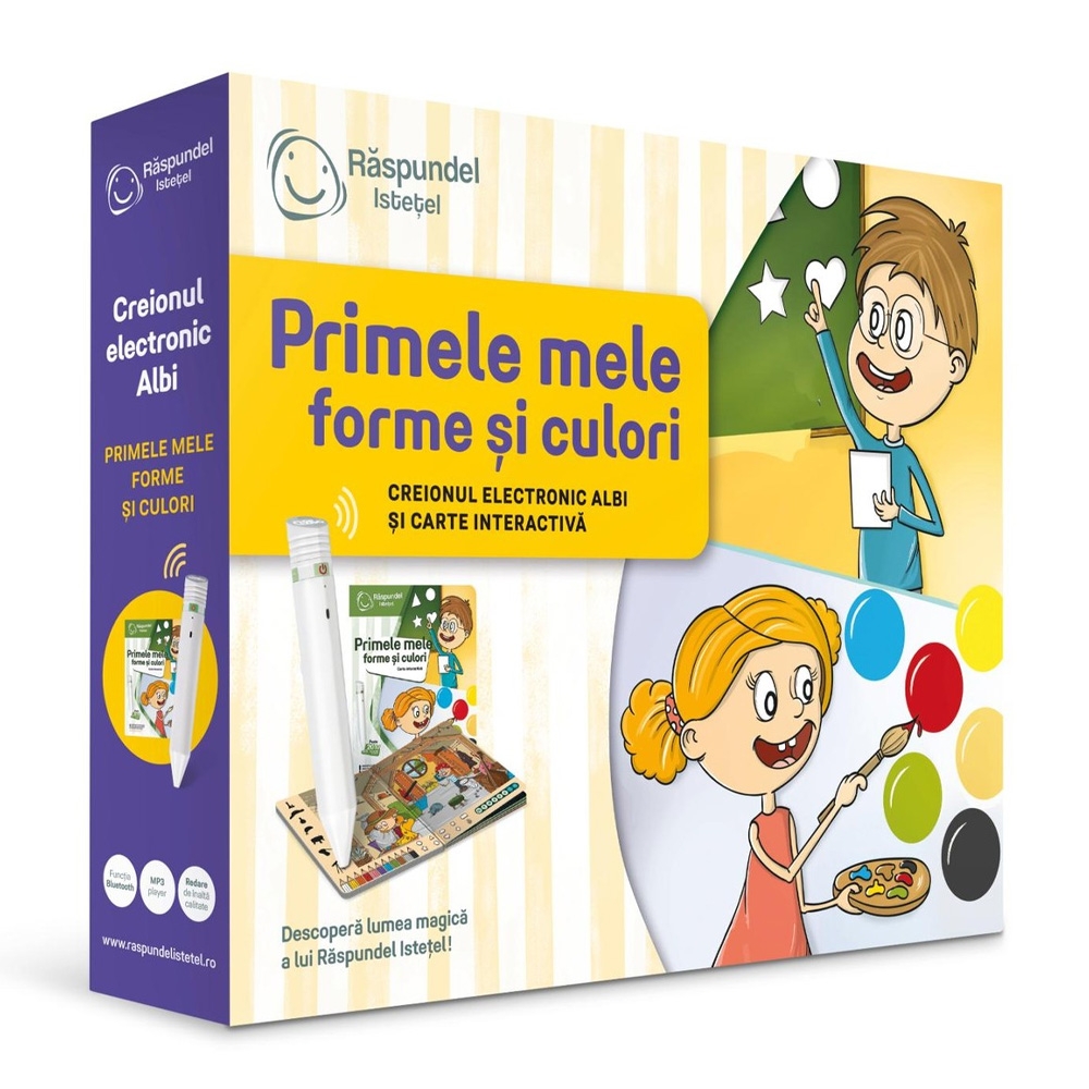 Pachet Raspundel Istetel, Creion si Carte - Primele mele forme si culori, ALBI - BLACKFIRE
