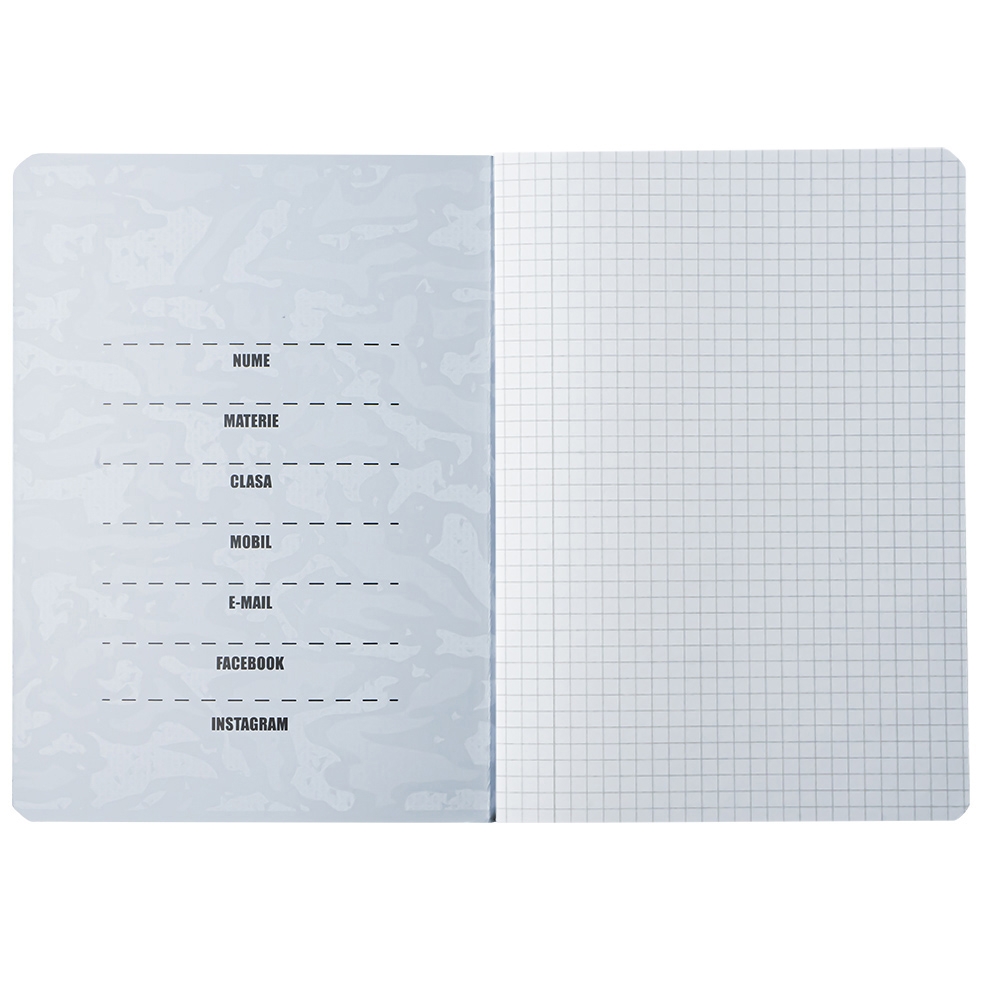 Caiet A4, 52 file AR, Premium, 75g, Boys Collection - S-COOL - imagine 6