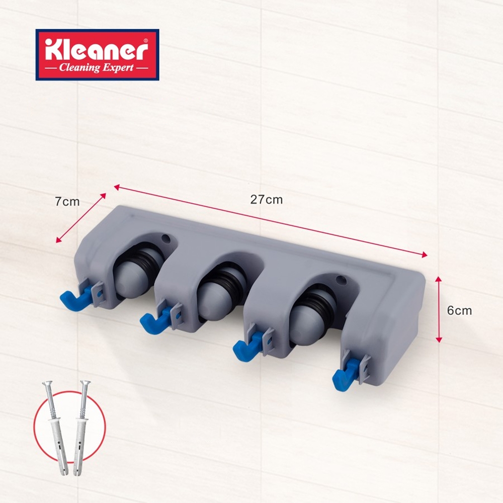 Suport matura si mop 27.5x6.2x8.5 cm - KLEANER - imagine 4