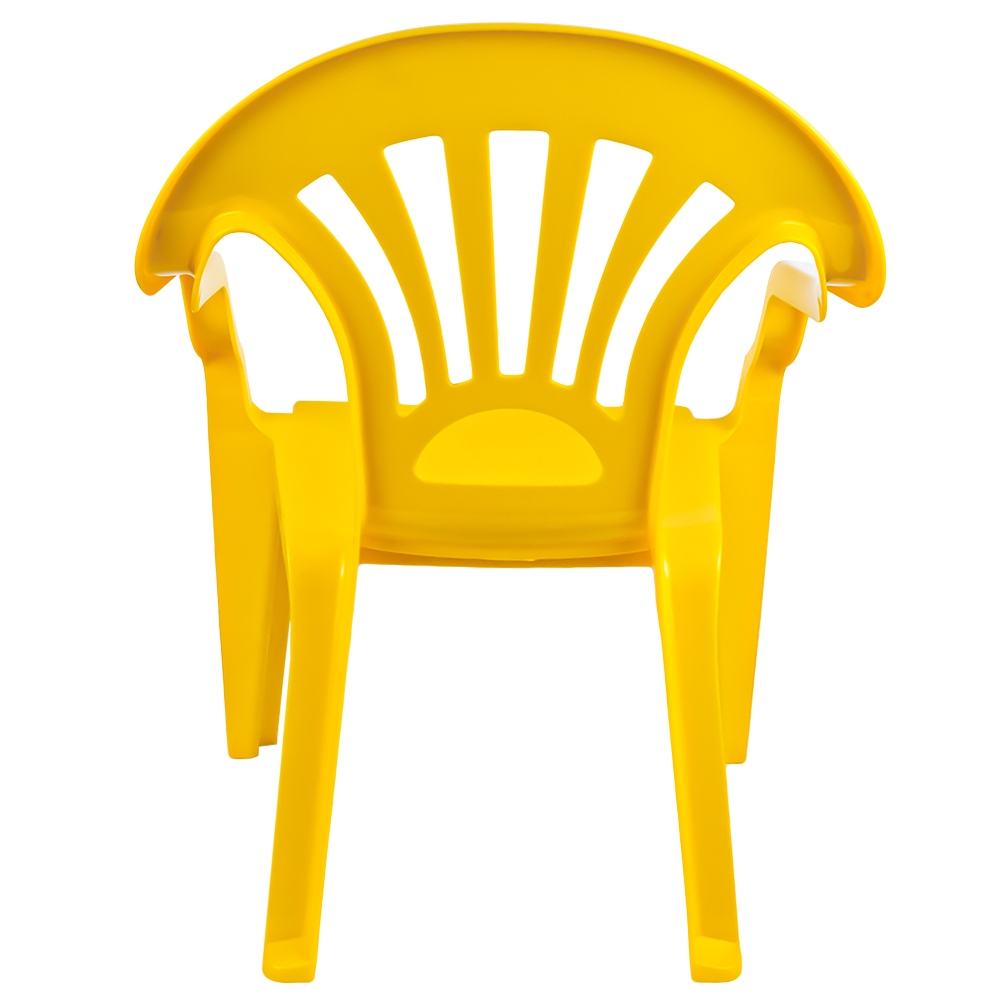 Scaunel din plastic, galben, 40x35x54.5 cm - ROBENTOYS - imagine 6
