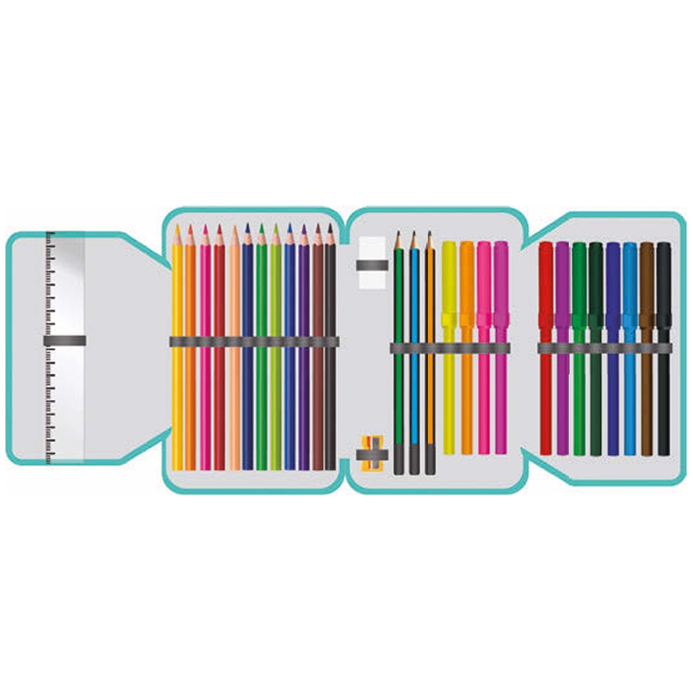 Penar echipat, 1 fermoar, 2 extensii, 30 piese, FUNTASTIC - YOLLO - imagine 5