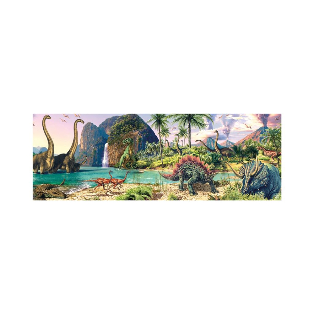 Puzzle 150 piese, panoramic, Dinozauri - DINO TOYS - imagine 5