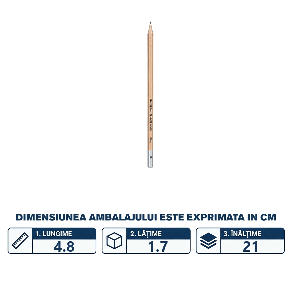 Creion grafit profesional, 7B - ARTLINE - imagine 2