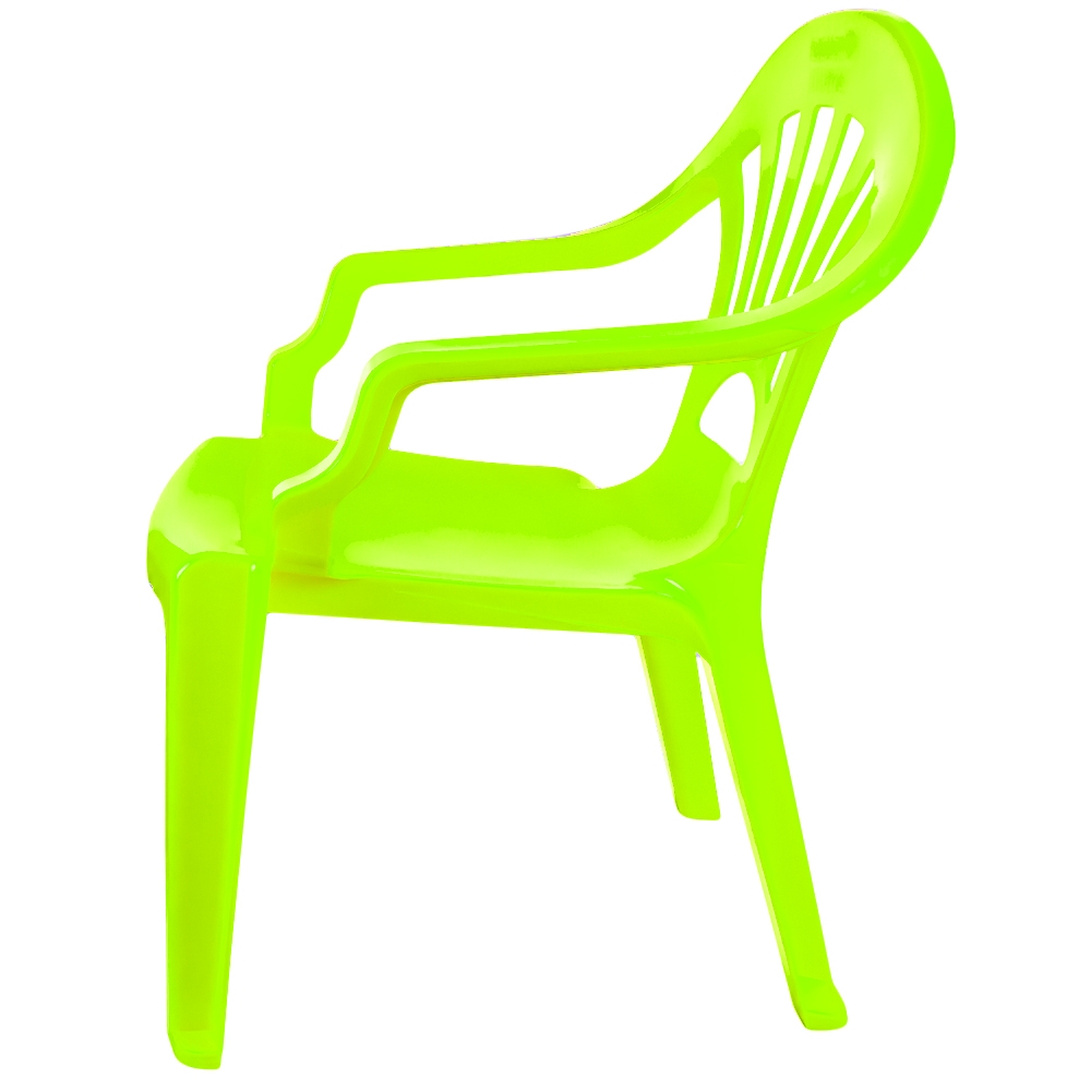 Scaunel din plastic, verde, 40x35x54.5 cm - ROBENTOYS - imagine 5