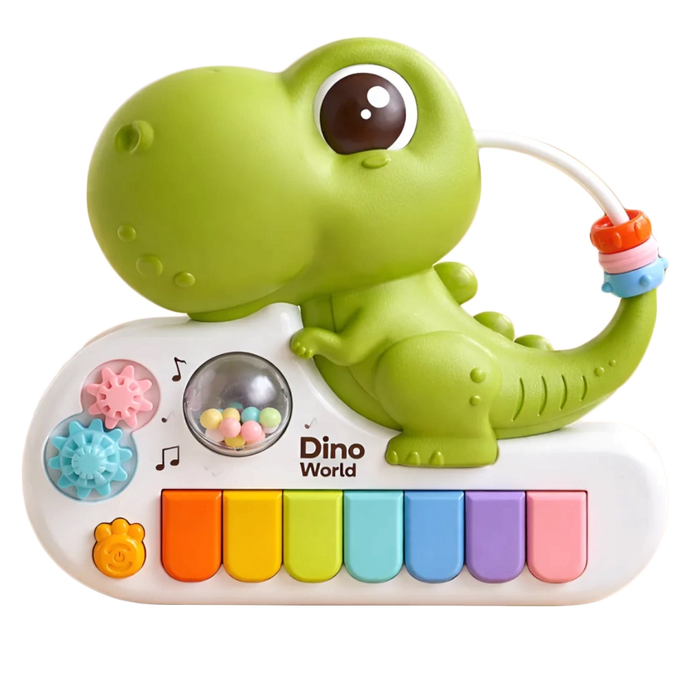 Orga pentru bebelusi, Dinozaur, cu baterii - imagine 2