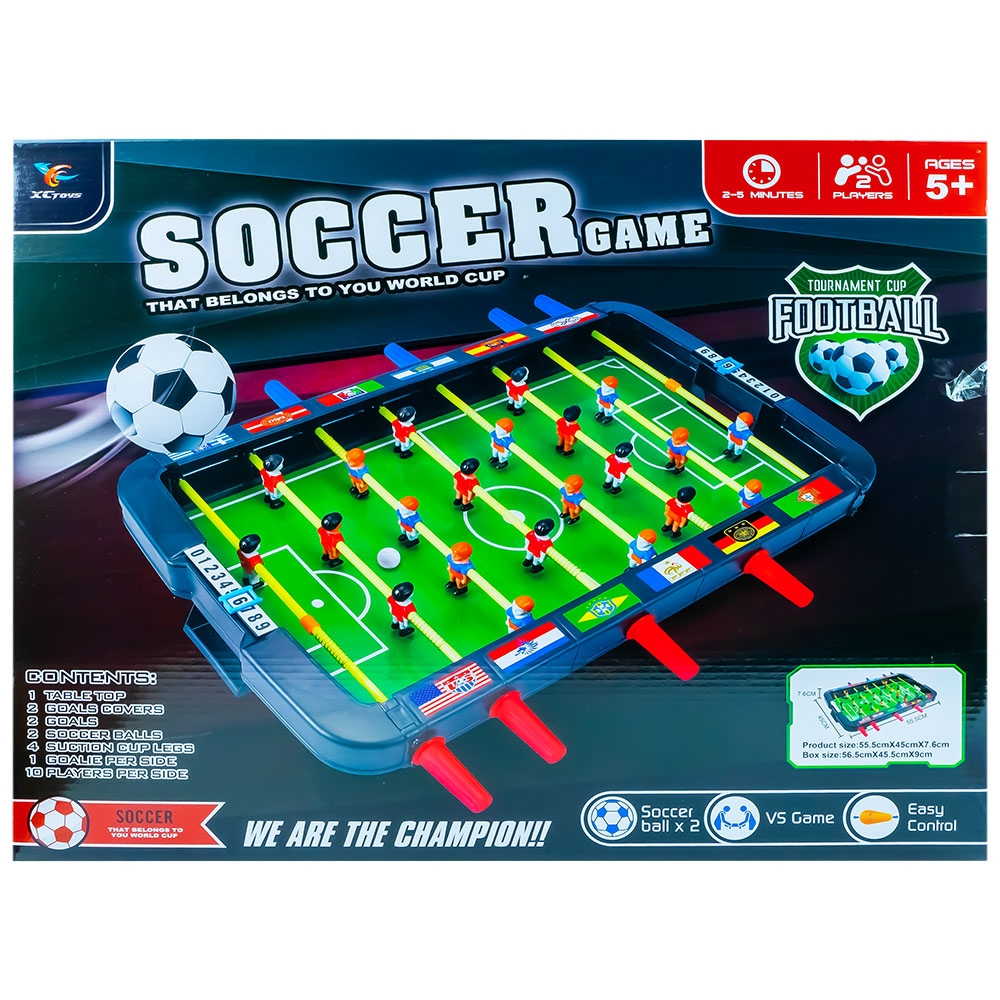 Joc Fotbal de masa, 55.5x7.6x45 cm