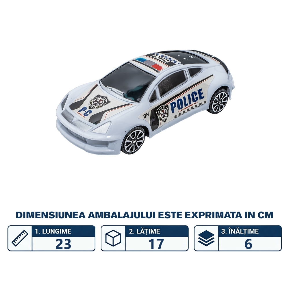 Masina politie, cu frictiune - imagine 2