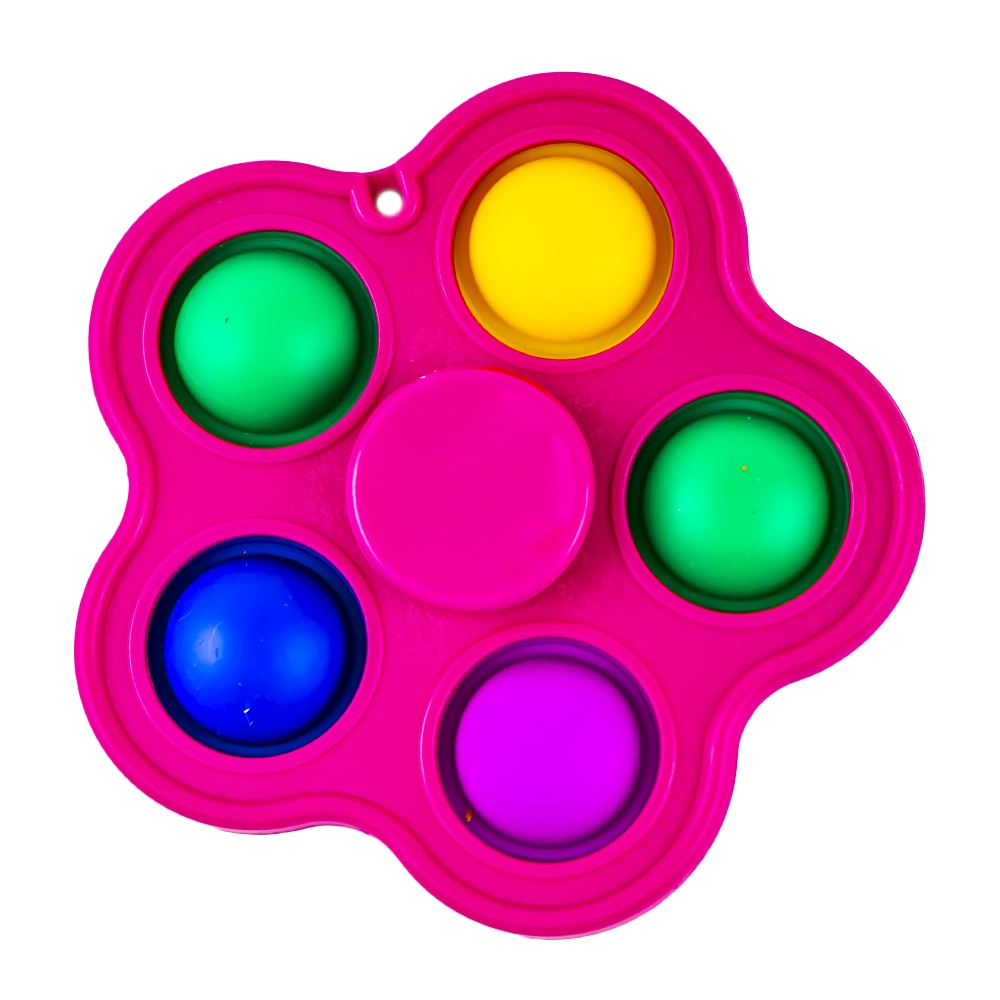 Jucarie senzoriala, antistres, tip spinner, 8x8x1 cm - imagine 2