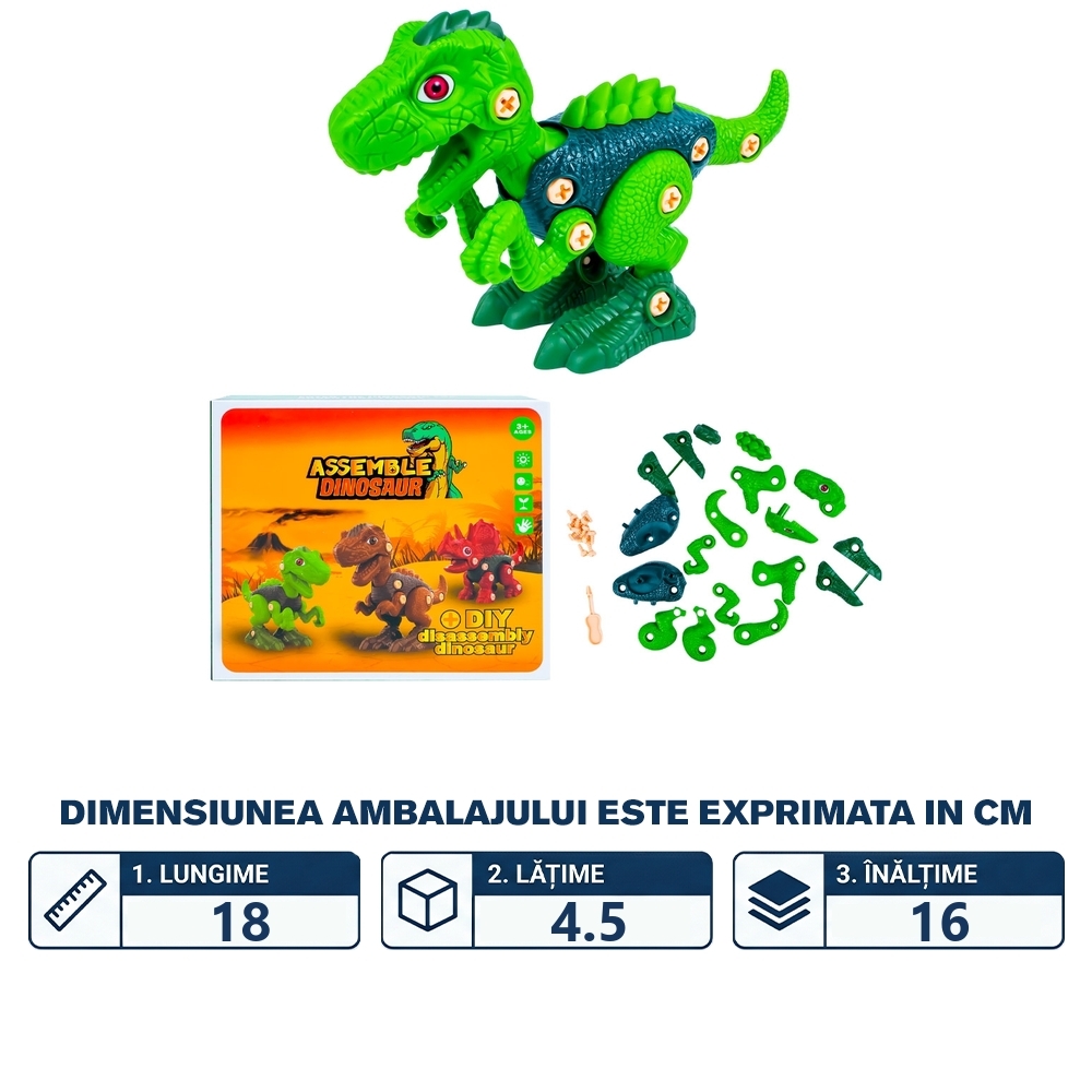 Dinozaur demontabil - imagine 2