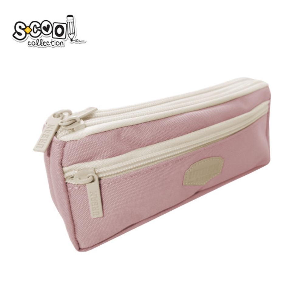 Penar borseta, 2 fermoare, Urban, 21x5.5x21 cm - S-COOL - imagine 6