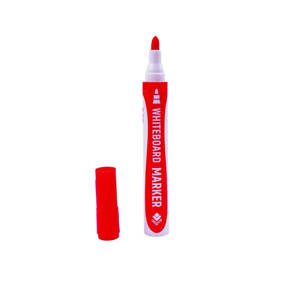 Marker whiteboard, rosu 12 buc/cutie - OFFISHOP - imagine 3
