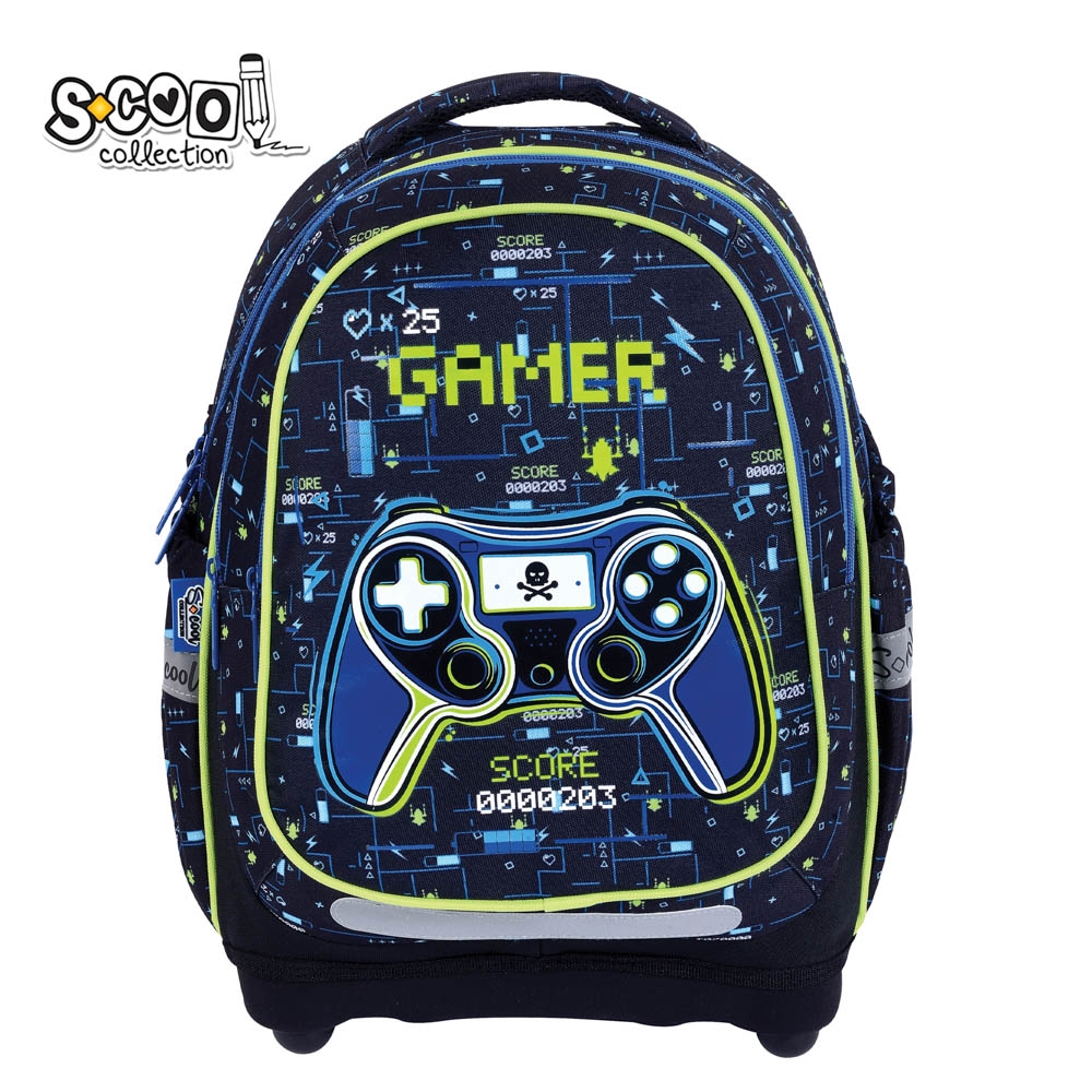 Ghiozdan anatomic, 39x33x18 cm, GAMER - S-COOL