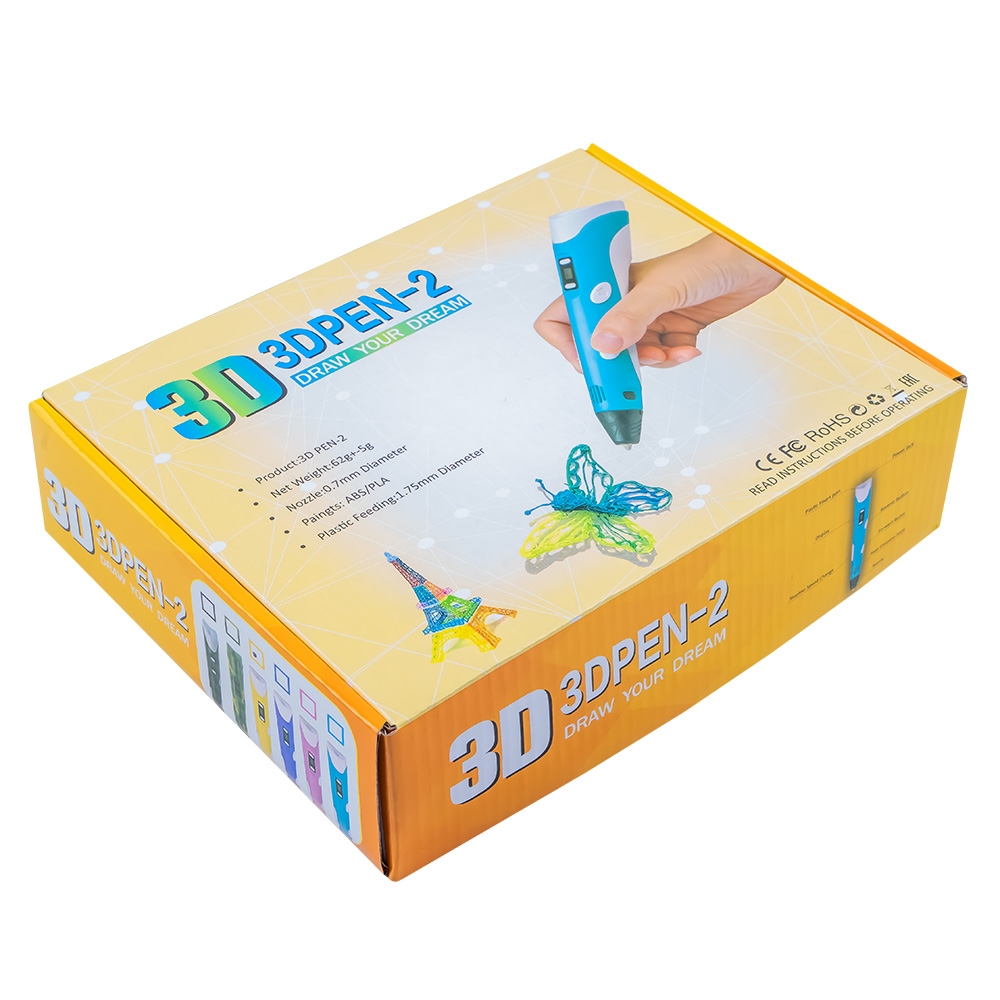 Creion 3D cu accesorii, incarcator USB - imagine 5