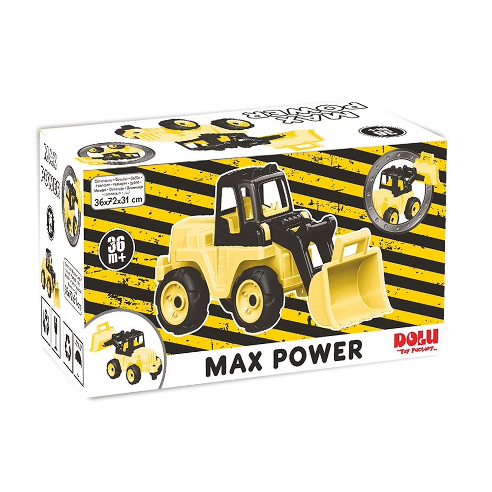 Excavator gigant, 36x72x31 cm - DOLU - imagine 4