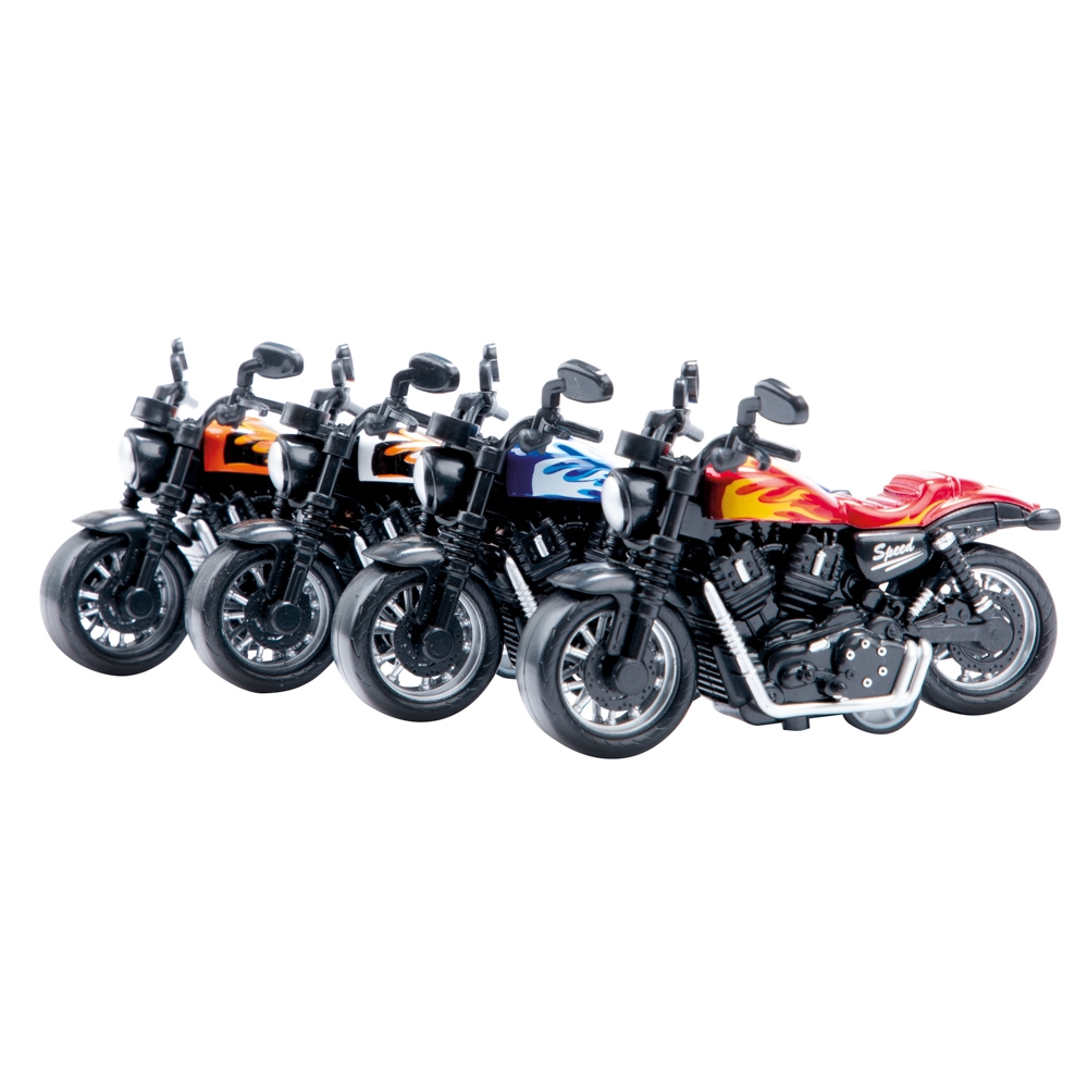 Motocicleta Chopper, din metal - Toi-Toys - imagine 5