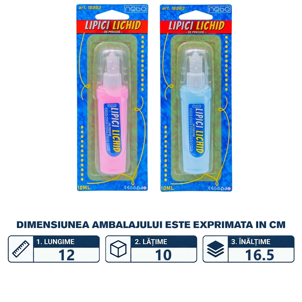 Lipici lichid de precizie, 10 ml - NEBO - imagine 2