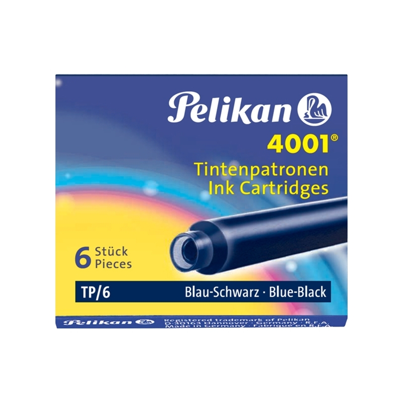 Patroane mici cerneala 4001 set 6 albastru inchis